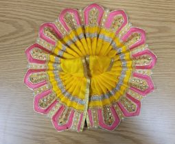 Laddu Gopal Yellow Dress for 4 inches Deity
